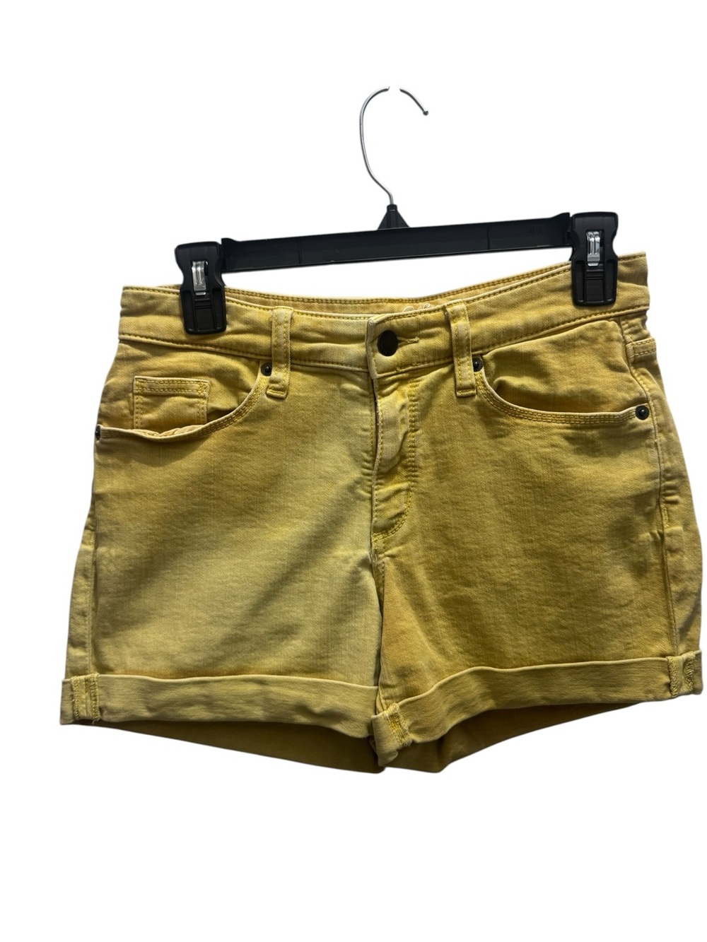 Universal Thread Yellow Denim Roll-Cuff Shorts